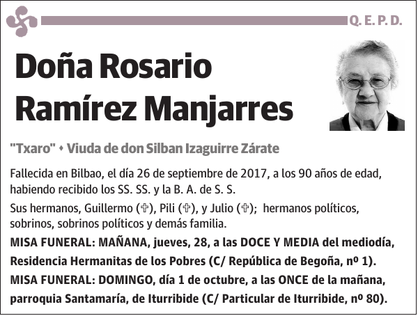 Rosario Ramírez Manjarres