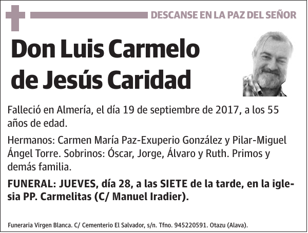 Luis Carmelo de Jesús Caridad