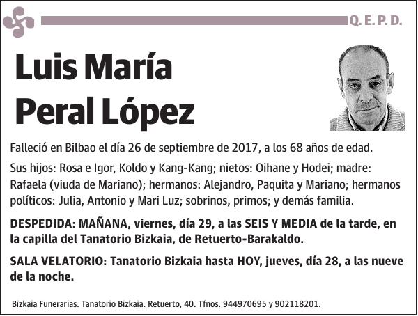 Luis María Peral López