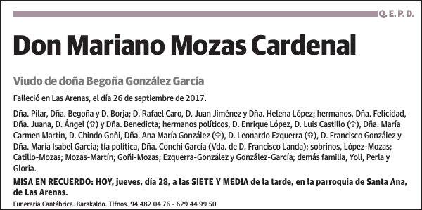 Mariano Mozas Cardenal