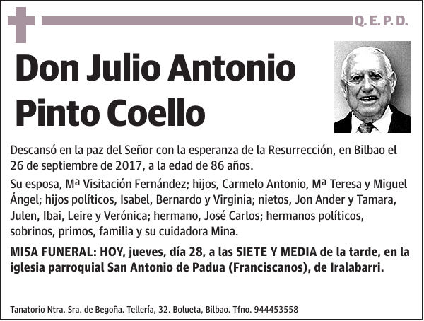 Julio Antonio Pinto Coello