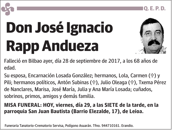 José Ignacio Rapp Andueza