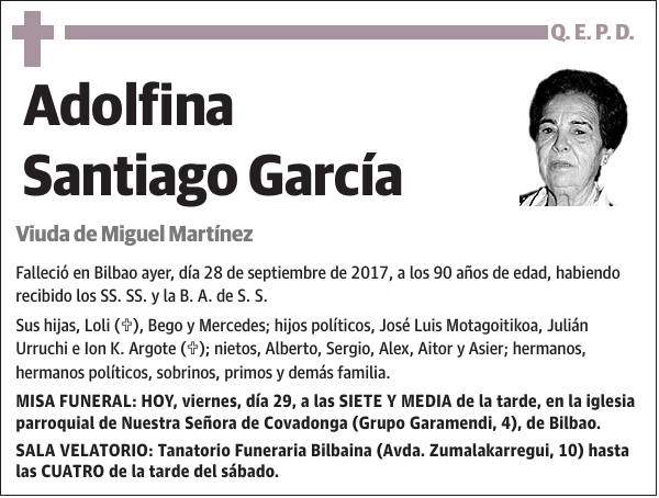 Adolfina Santiago García