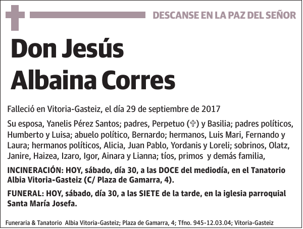 Jesús Albaina Corres