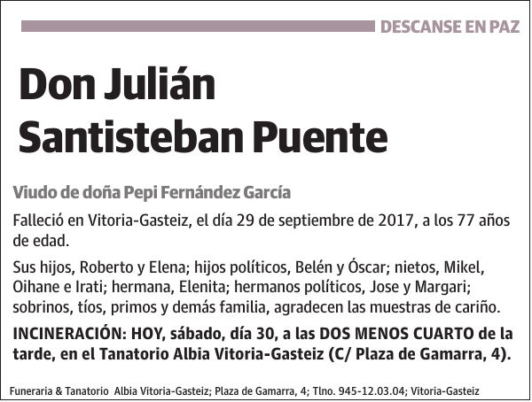 Julián Santisteban Puente