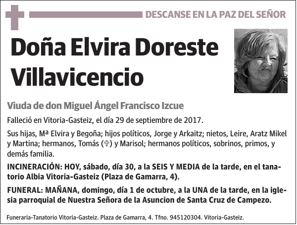 Elvira Doreste Villavicencio