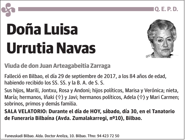 Luisa Urrutia Navas