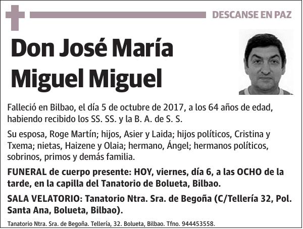 José María Miguel Miguel