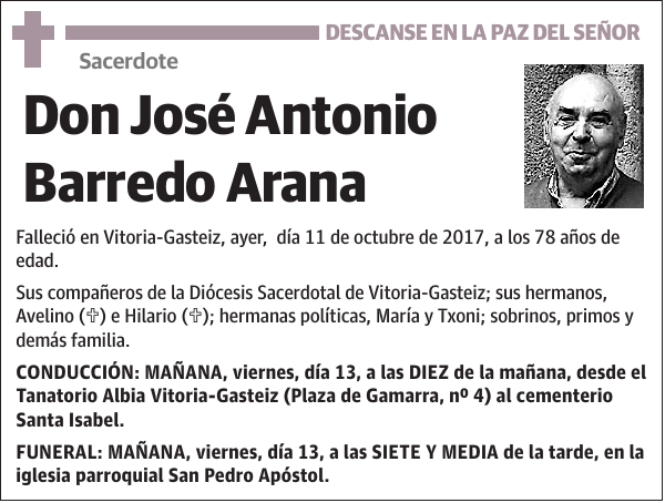 José Antonio Barredo Arana