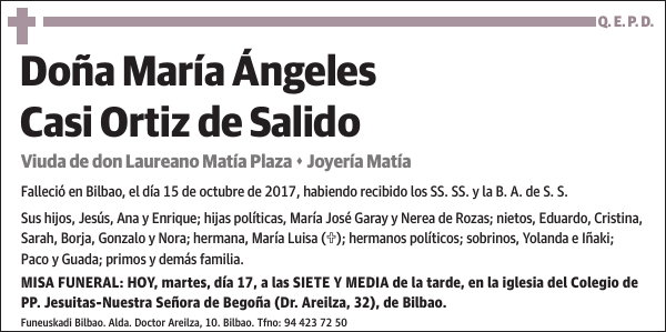 María Ángeles Casi Ortiz de Salido