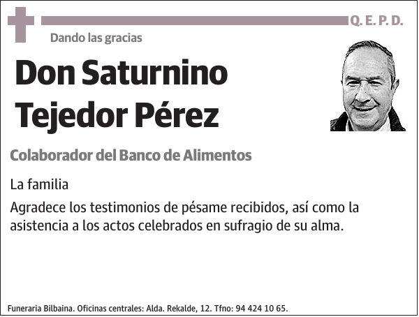 Saturnino Tejedor Pérez