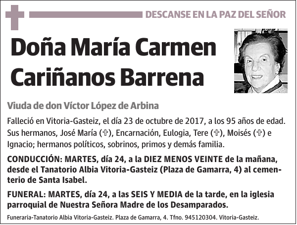 María Carmen Cariñanos Barrena