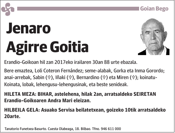 Jenaro Agirre Goitia