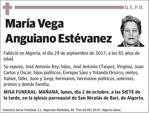 María Vega Anguiano Estévanez