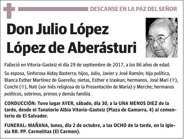 Julio López López de Aberásturi