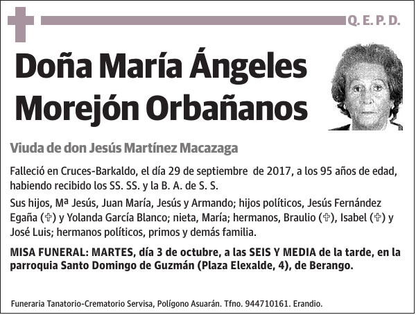 María Ángeles Morejón Orbañanos