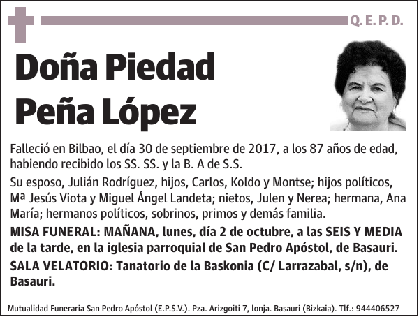 Piedad Peña López