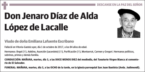 Jenaro Díaz de Alda López de Lacalle