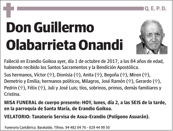 Guillermo Olabarrieta Onandi