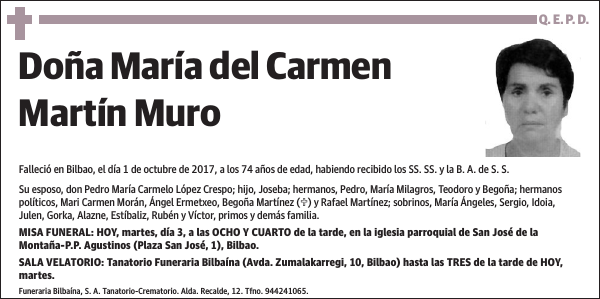 María del Carmen Martín Muro