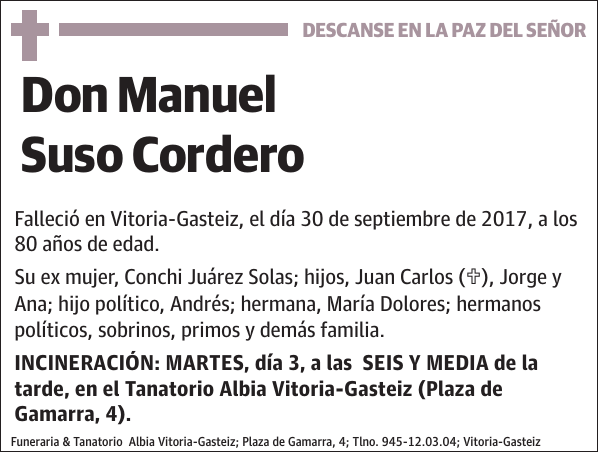 Manuel Suso Cordero