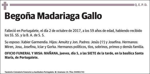 Begoña Madariaga Gallo