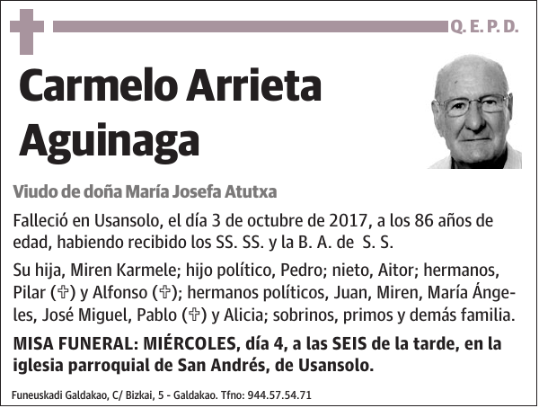 Carmelo Arrieta Aguinaga