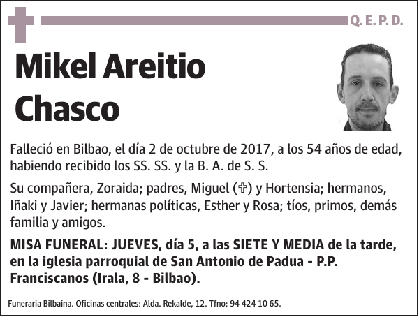 Mikel Areitio Chasco