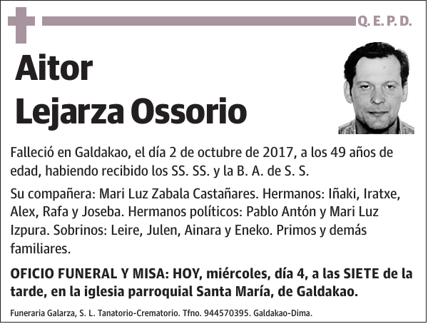 Aitor Lejarza Ossorio