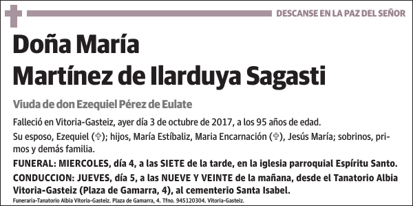 María Martínez de Ilarduya Sagasti