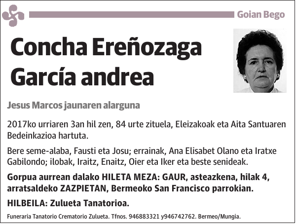 Concha Ereñozaga García