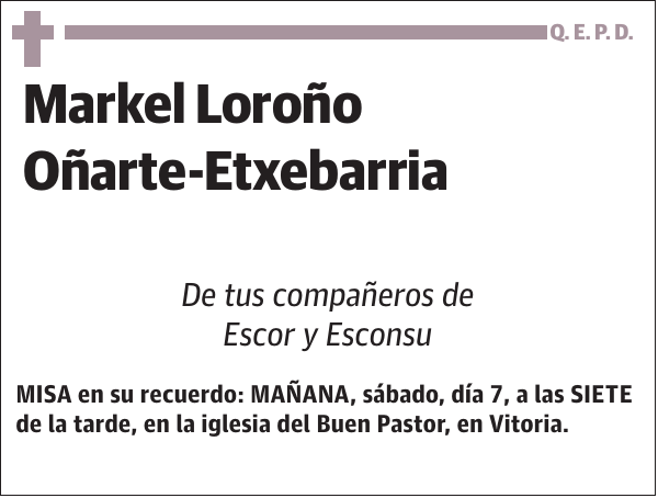 Markel Loroño Oñarte-Etxebarria