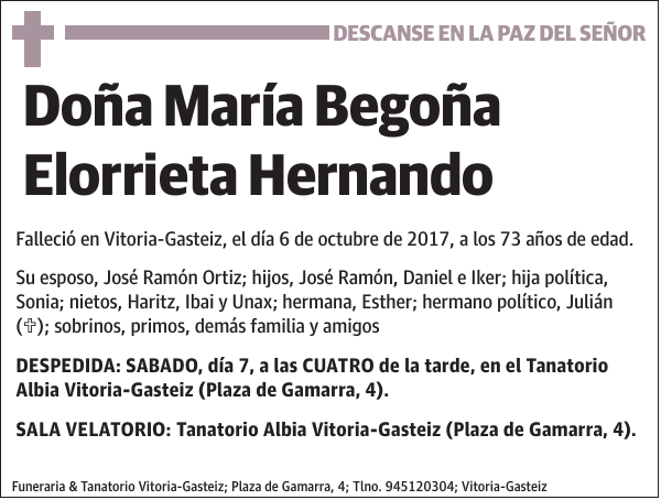 María Begoña Elorrieta Hernando