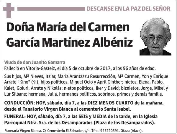 María del Carmen García Martínez Albéniz