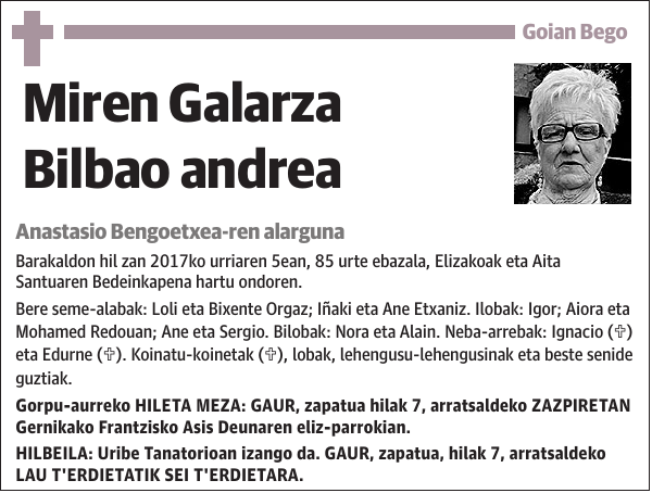 Miren Galarza Bilbao