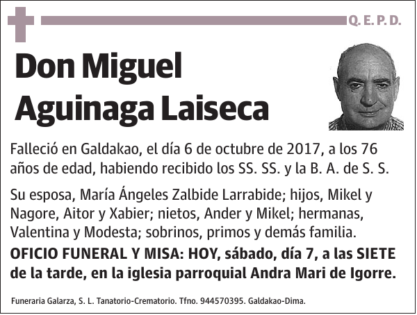 Miguel Aguinaga Laiseca