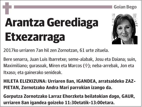 Arantza Gerediaga Etxezarraga