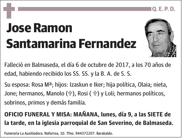 Jose Ramon Santamarina Fernandez