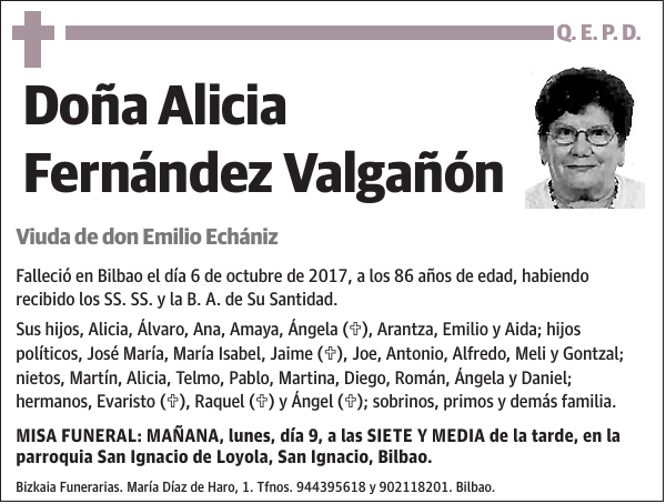 Alicia Fernández Valgañón