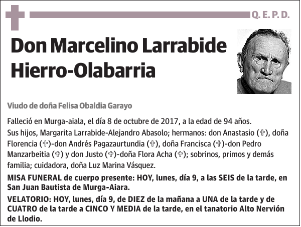 Marcelino Larrabide Hierro-Olabarria