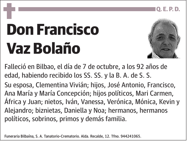 Francisco Vaz Bolaño