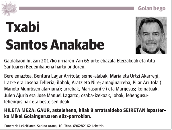 Txabi Santos Anakabe