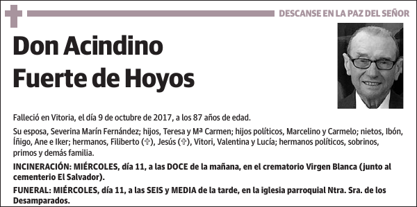 Acindino Fuerte de Hoyos