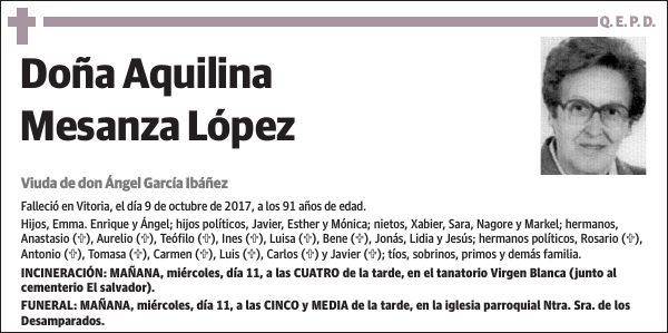 Aquilina Mesanza López