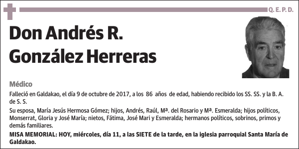 Andrés R. González Herreras