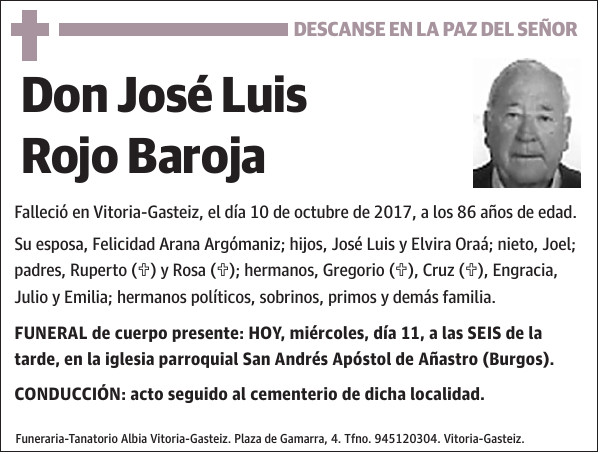 José Luis Rojo Baroja