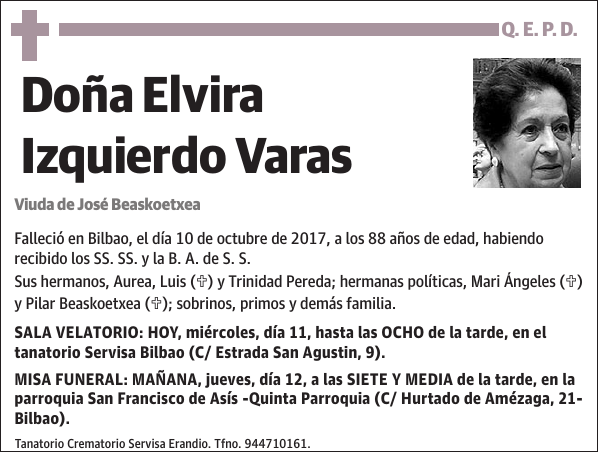 Elvira Izquierdo Varas