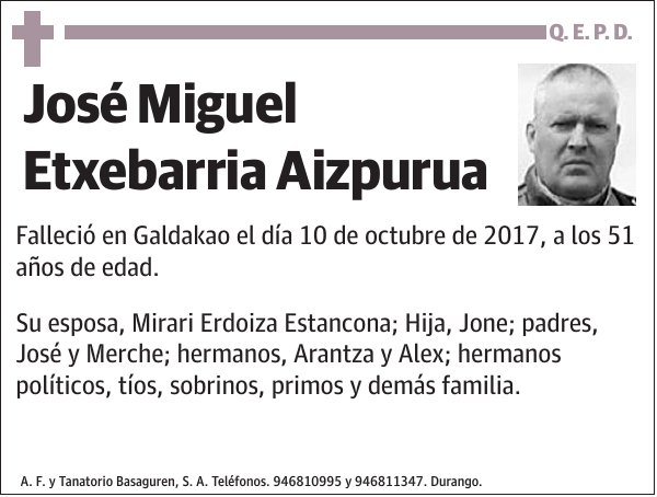 José Miguel Etxebarria Aizpurua