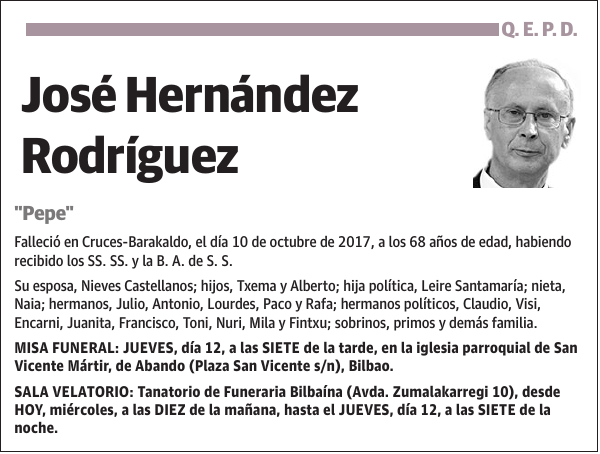 José Hernández Rodríguez