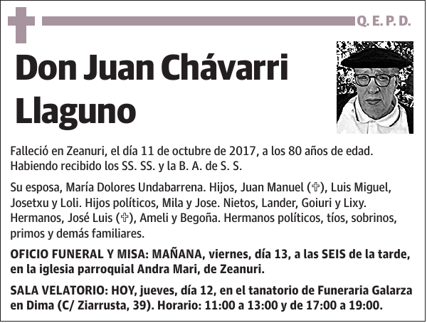 Juan Chávarri Llaguno